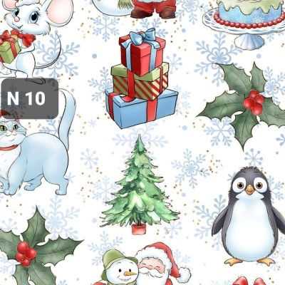 Tecido de Natal - N10