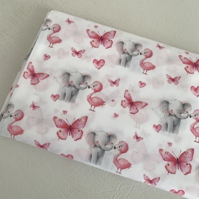 Elefante e flamingo - I24