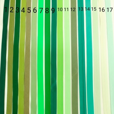 Viés de algodão 18mm Verde