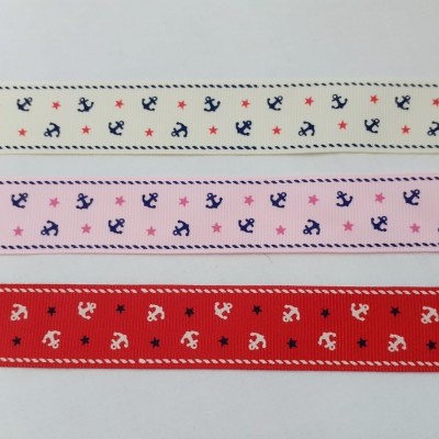 Fita de gorgorão com âncoras