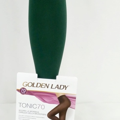 Collant Opaco Golden Lady em Verde