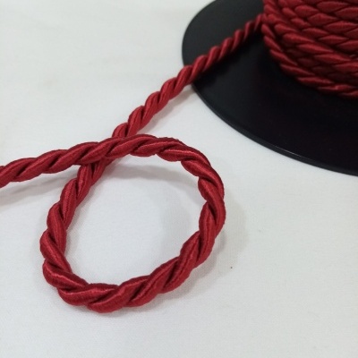 Cordão de Seda Vermelho 5mm