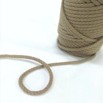 Cordão de Algodão Café com Leite cor 218 Esc.- 3mm