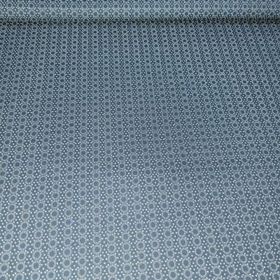 Geométrico em fundo azul ganga Nº8