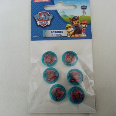 Botão patrulha pata chase 15mm