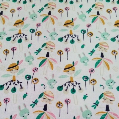 Plastificado com Bonequinhas e Coelhinhos