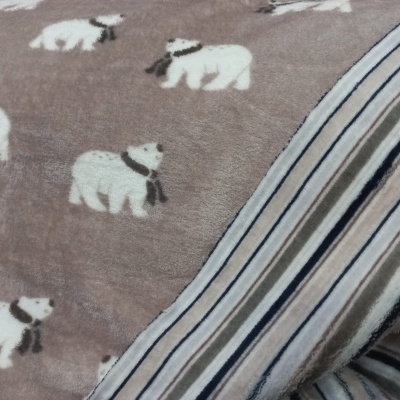 Pelúcia Coralina  Dupla Face com Ursinhos