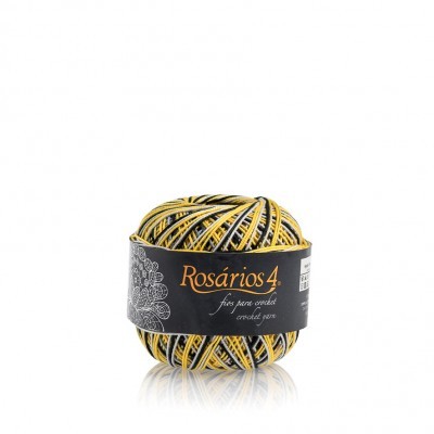 Linha de Crochet Rosários4 matizada 628