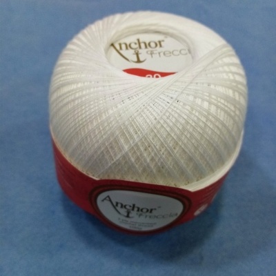 Linha de Crochet Anchor Freccia Branco 100gr