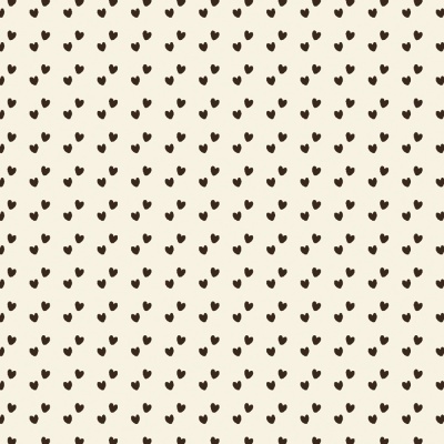 Mini corações castanho Mini corações castanho