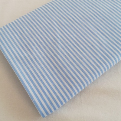 Riscas azuis claras e brancas