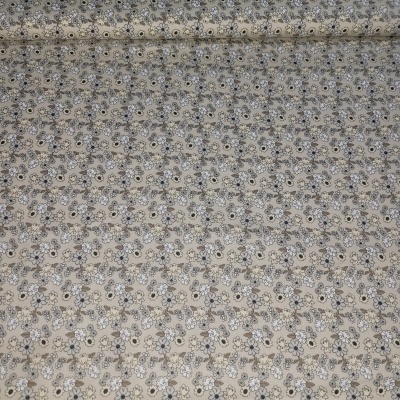 Flores em fundo creme Nº5