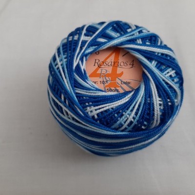 Linha de Crochet Rosários4 matizada 107
