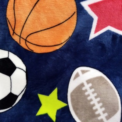 Pelúcia Coralina  Dupla Face com Motivos de desporto