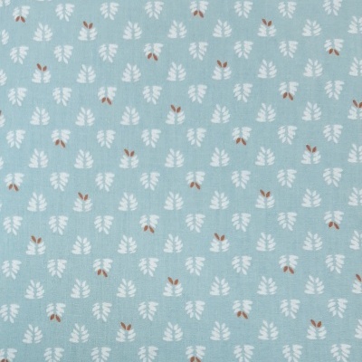 Folhinhas em fundo azul