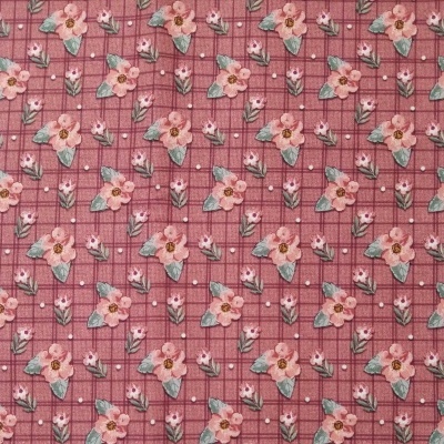 Mini Floral Bordeaux