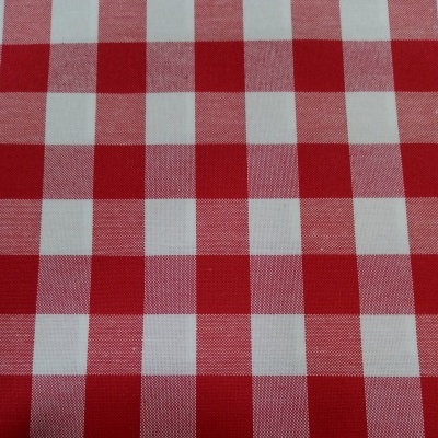 Quadrados Roma em vermelho e branco