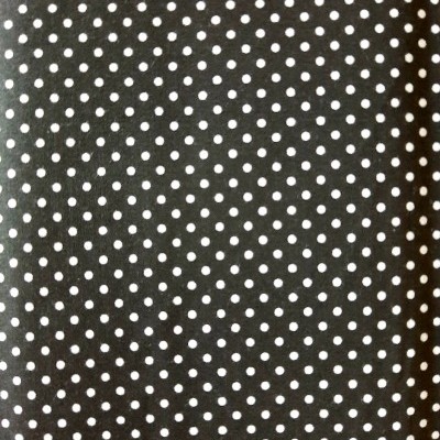 Bolinhas brancas em fundo preto