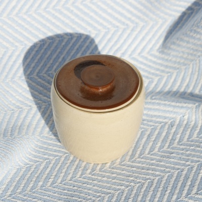 French butter crock