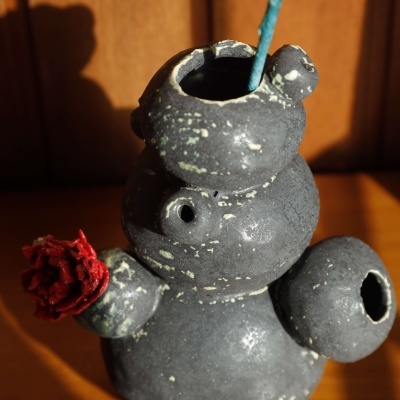 Lava multiple flower vase