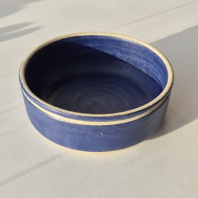 Handmade multi purpose blue bowl