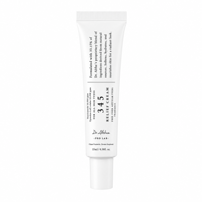 Tubo branco de creme para alívio Dr. Althea com texto preto