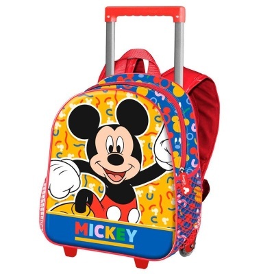 Mochila infantil de rodinhas com estampa do Mickey Mouse