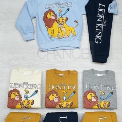 Conjunto roupa infantil The Lion King em várias cores
