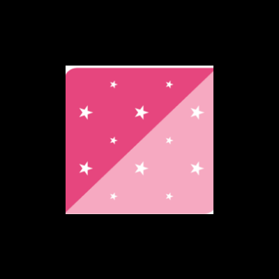 Fundo rosa com estrelas brancas