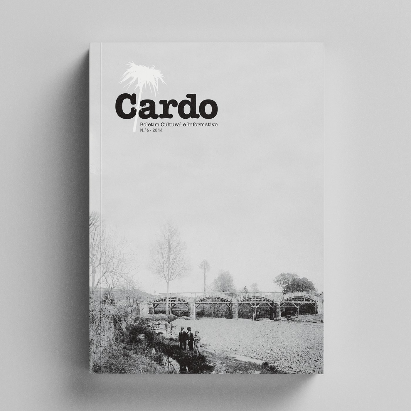 Cardo Revista cultural 'Cardo' com capa cinzenta e imagem de paisagem rural