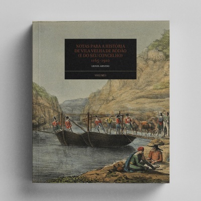 Capa de livro com ilustração histórica de pessoas num barco num rio e título em preto com letras douradas.