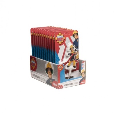 Pacotes de velas Fireman Sam em expositor