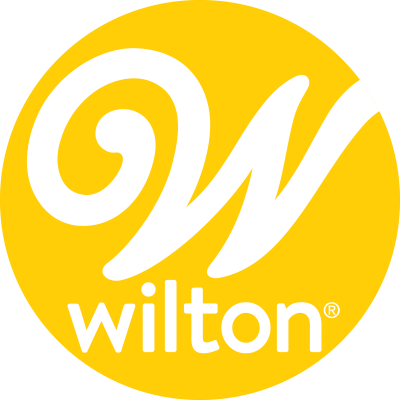 Logótipo Wilton em círculo amarelo com texto branco
