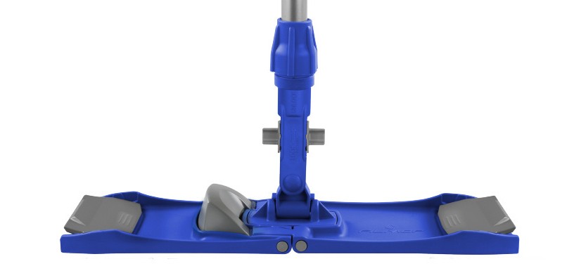 Armação Globo - Sistema Universal de Limpeza com Mopa Base para esfregona azul e cinza com articulação central