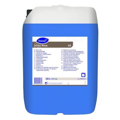 Recipiente plástico azul de 20 litros Diversey Suma Rinse A5