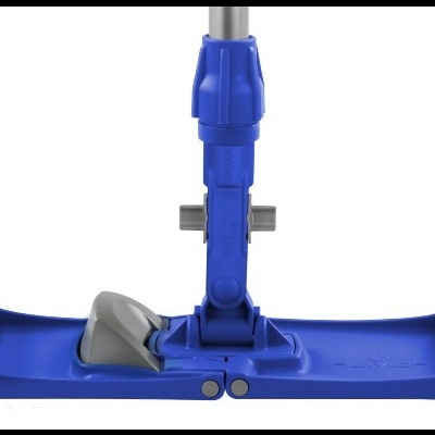 Base para esfregona azul e cinza com articulação central