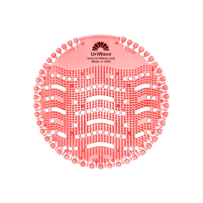 Filtro de sanita vermelho com texto UriWave