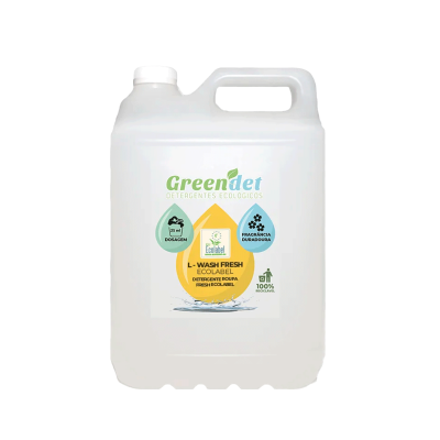 Frasco grande de detergente ecológico Greendet L-Wash Fresh