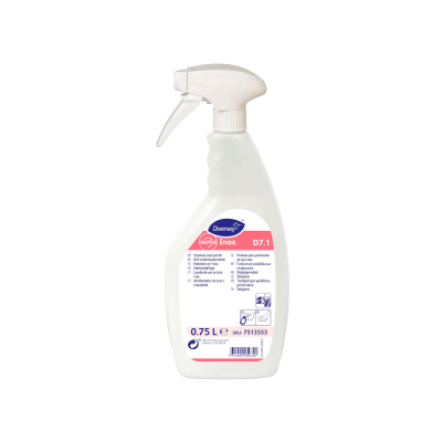 Frasco pulverizador branco de plástico para limpeza Suma Inox D7.1
