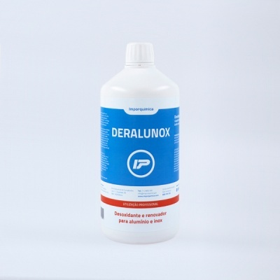 Frasco de desoxidante DERALUNOX para alumínio e inox