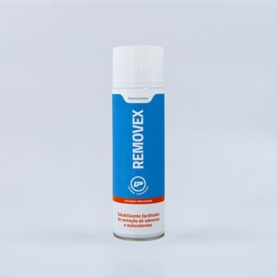 Frasco de spray Removex para remoção de adesivos