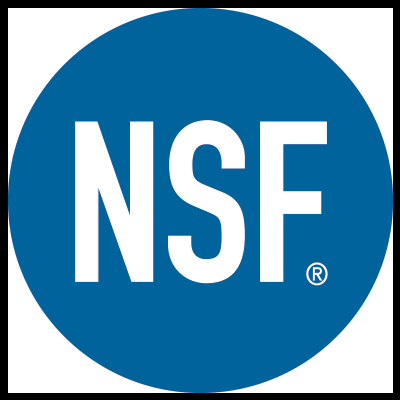 Logótipo NSF em círculo azul