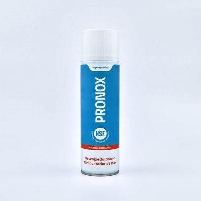 Frasco de spray PRONOX desengordurante e abrilhantador de inox