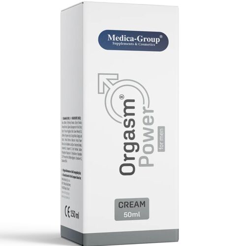 Creme Íntimo Orgasm Power Medica Group: Estimulação, Ereção e Sensações Intensificadas com Ingredientes Naturais