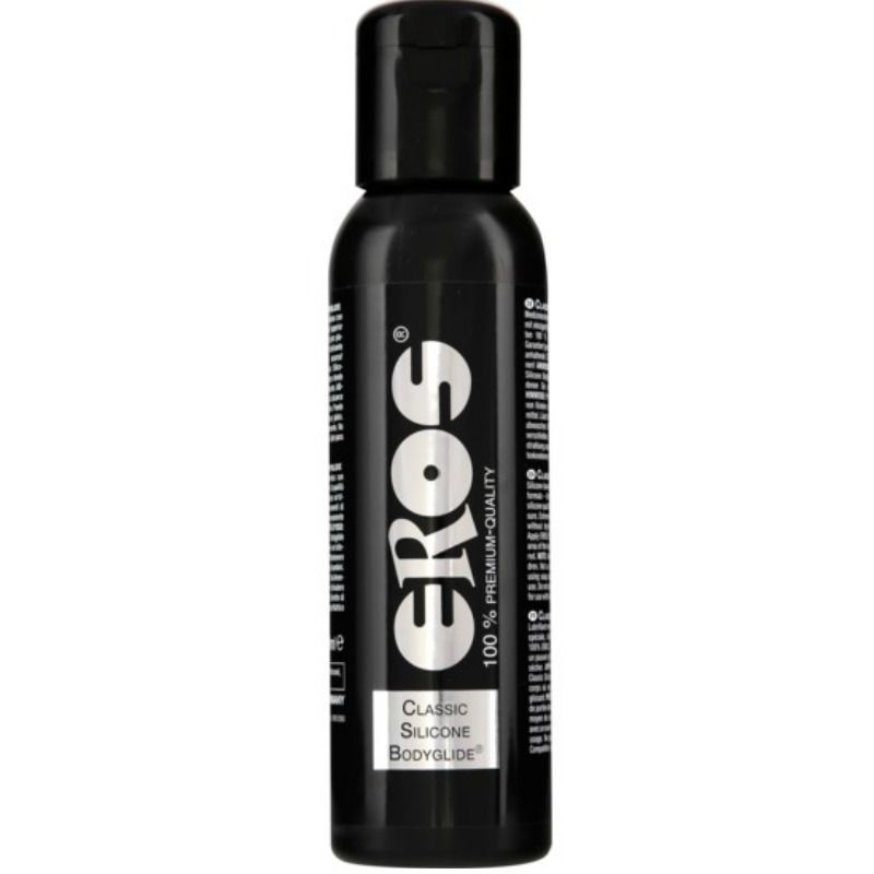 Garrafa preta de silicone Eros Classic