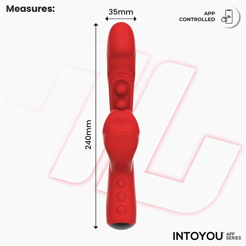 🌀 INTOYOU APP SERIES Trixy Vibrator with Tapping, Biting and App