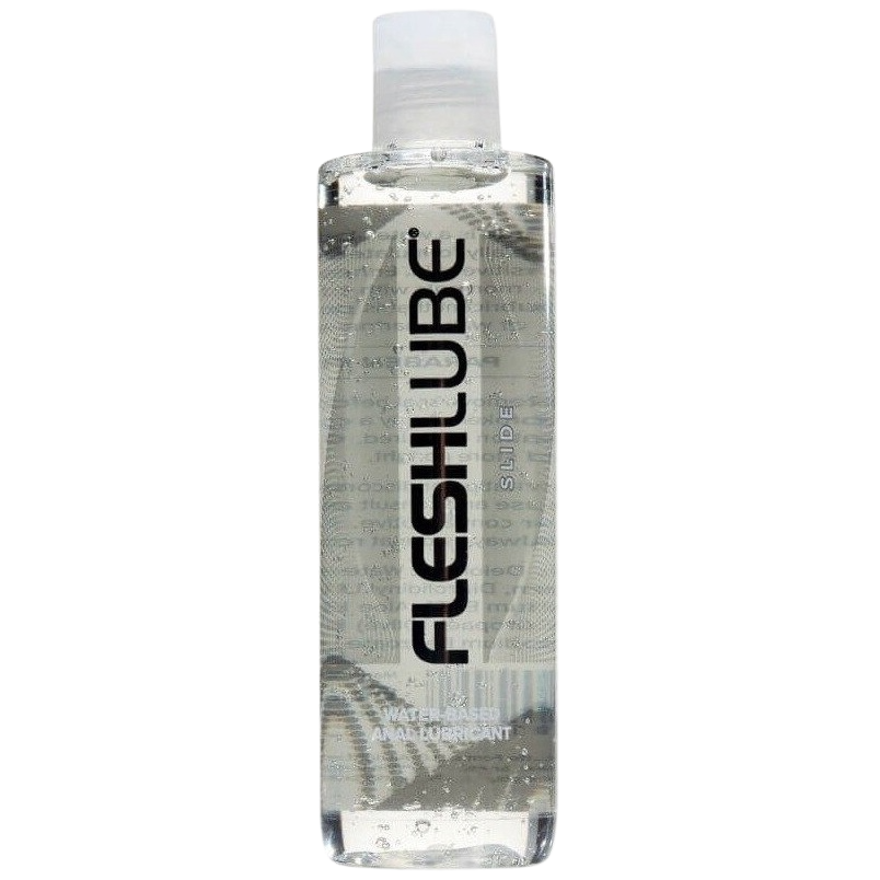 Frasco transparente de lubrificante à base de água FLESHLUBE SLIDE