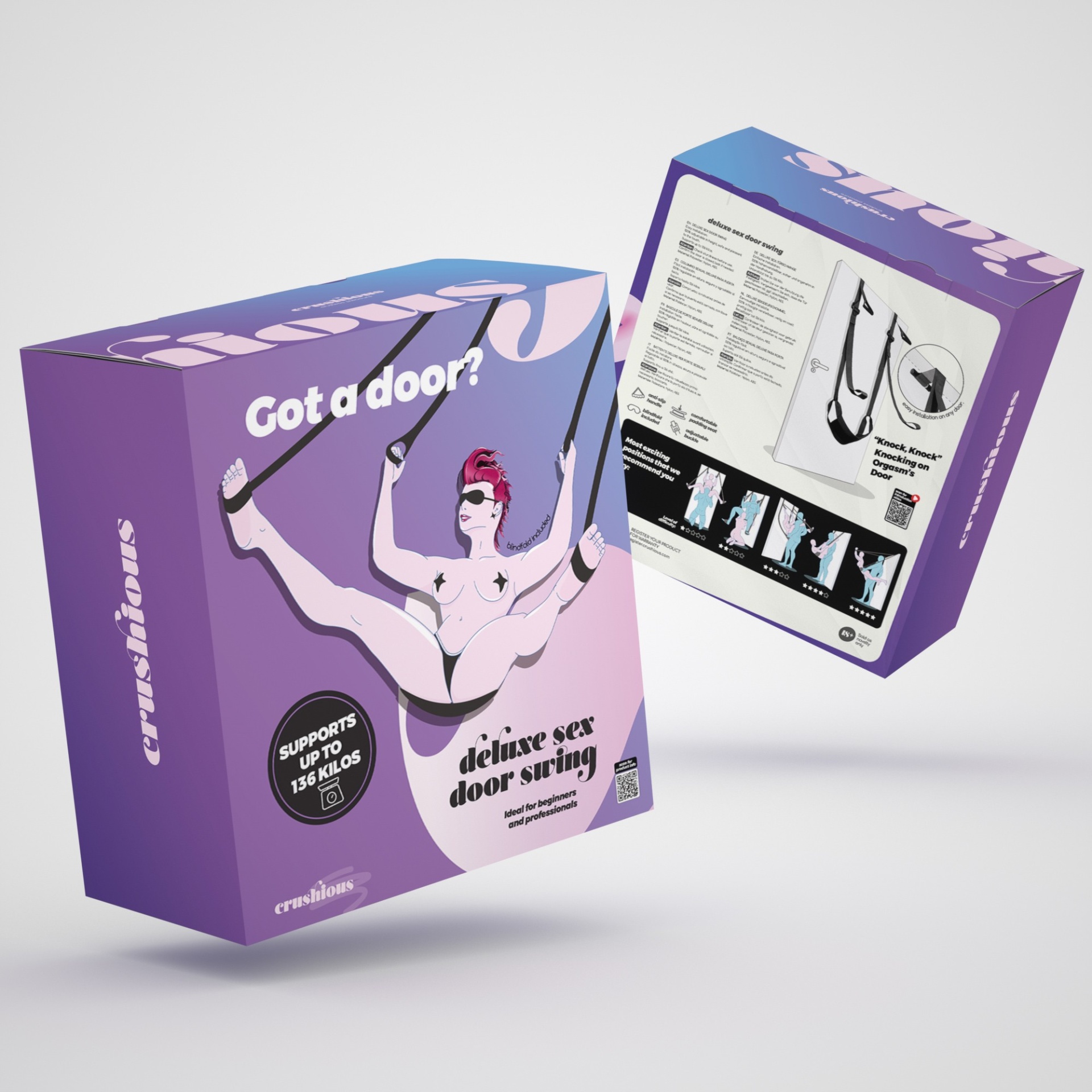 Baloi&ccedil;o de Porta Deluxe Sex Door Swing | Crushious