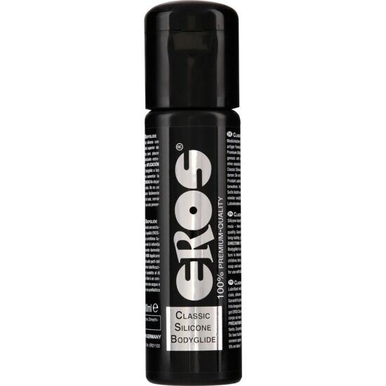 Frasco preto EROS Classic Silicone Bodyglide 100 ml