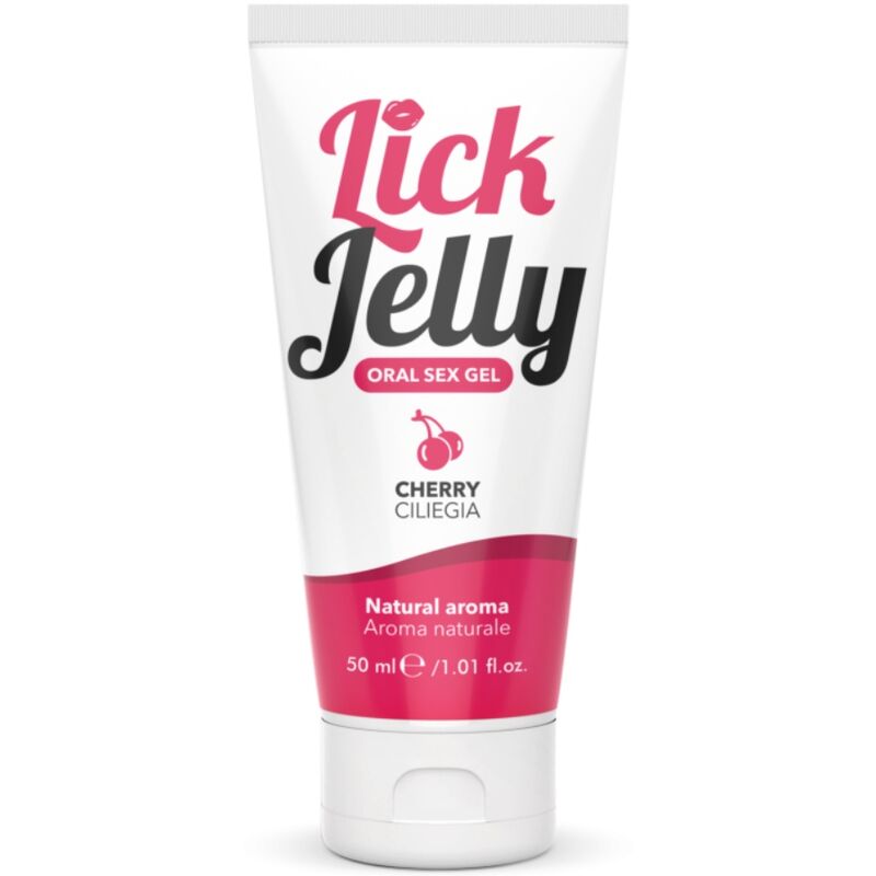 Bisnaga branca com gel oral sabor cereja